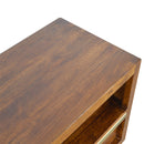 Gold Bar Chestnut TV Stand