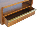 Gold Bar Chestnut TV Stand
