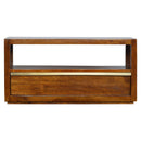 Gold Bar Chestnut TV Stand