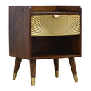 Manila Gold One Drawer nightstand Artisan