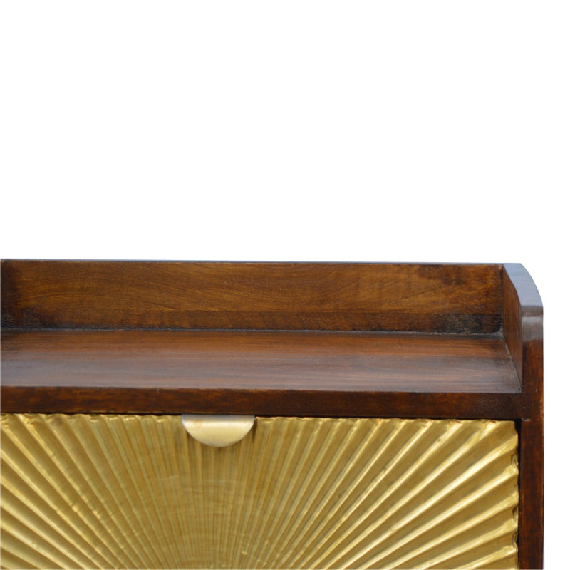 Manila Gold One Drawer nightstand Artisan