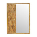 Pineapple Carved Mirror Cabinet