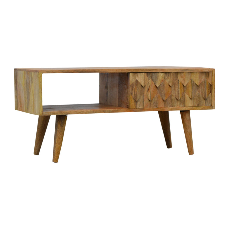 Pineapple Carve Sliding Media Unit Artisan
