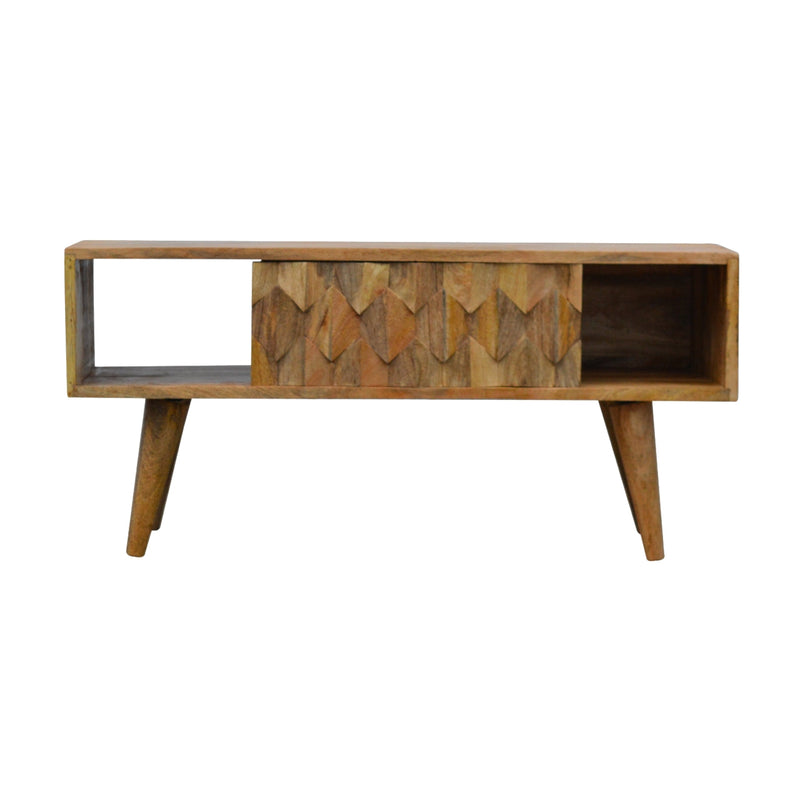 Pineapple Carve Sliding Media Unit Artisan