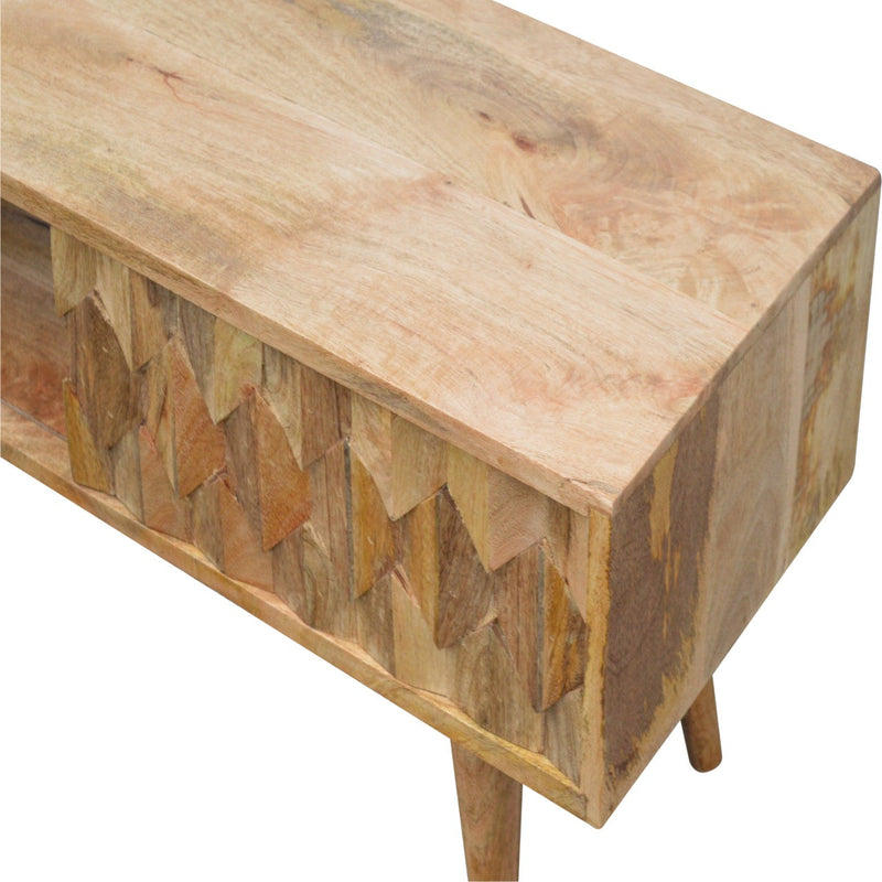 Pineapple Carve Sliding Media Unit Artisan