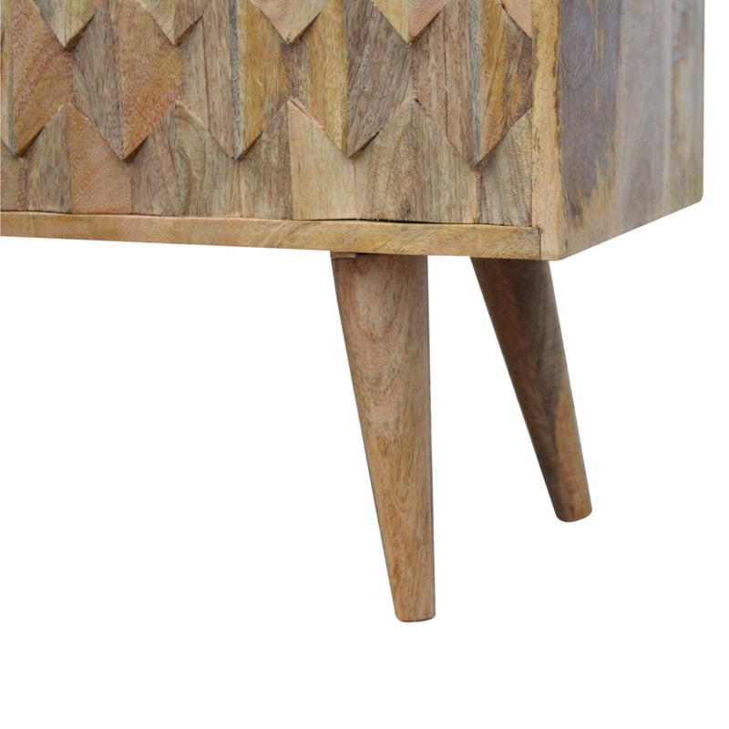 Pineapple Carve Sliding Media Unit Artisan