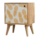 Pineapple Screen Print Nightstand