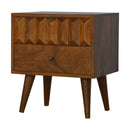 Chestnut Prism nightstand