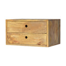 Oak-ish Wall Mounted Nightstand