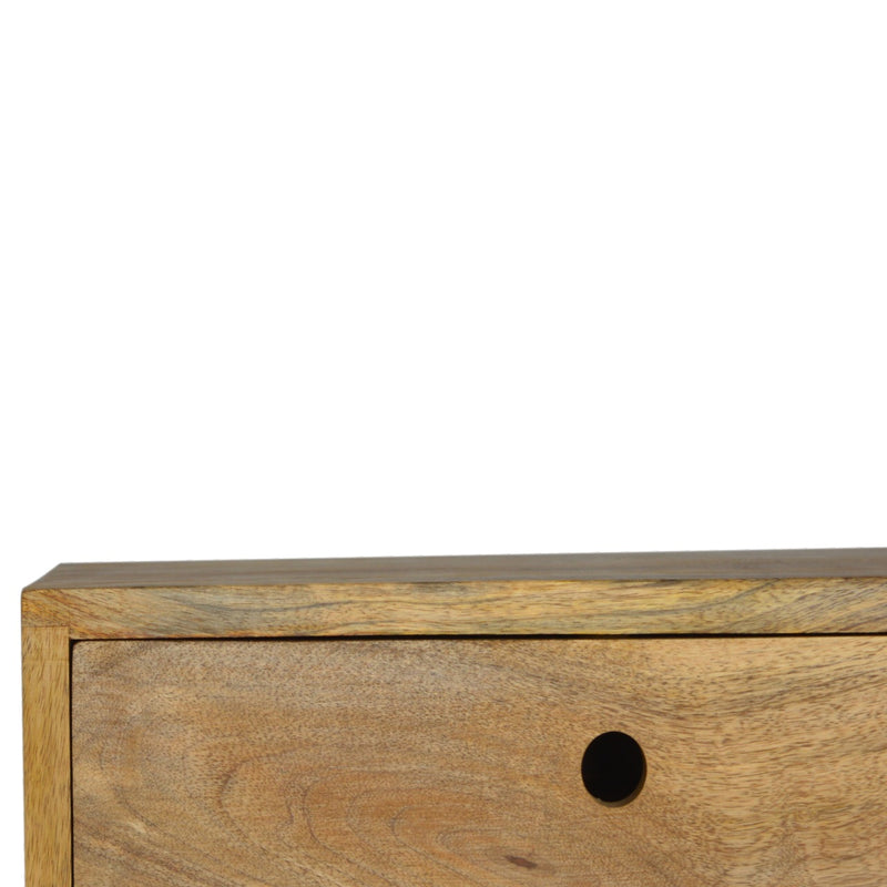 Oak-ish Wall Mounted Nightstand