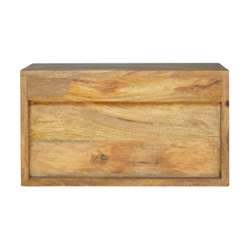 Oak-ish Wall Mounted Nightstand