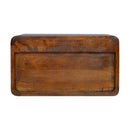 Floating Curved Chestnut nightstand Artisan