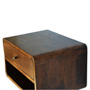 Chestnut Curve Floating nightstand Artisan