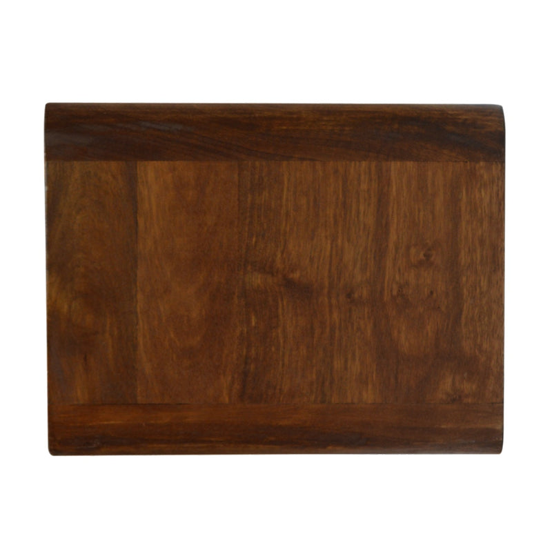 Chestnut Curve Floating nightstand Artisan