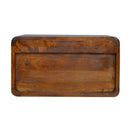 Chestnut Curve Floating nightstand Artisan