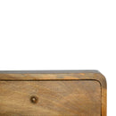 Floating Curve Open Slot nightstand Artisan