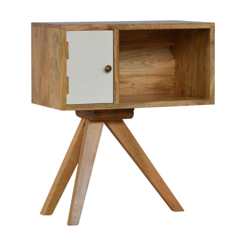 Solid Wood Tripod Nightstand