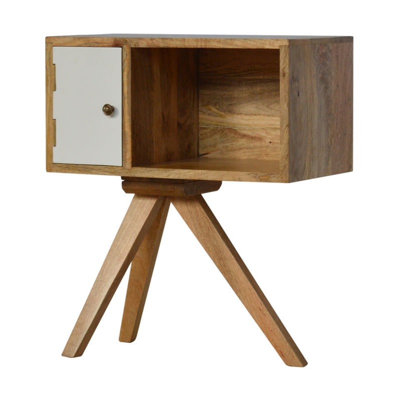 Solid Wood Tripod Nightstand