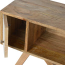 Solid Wood Tripod Nightstand