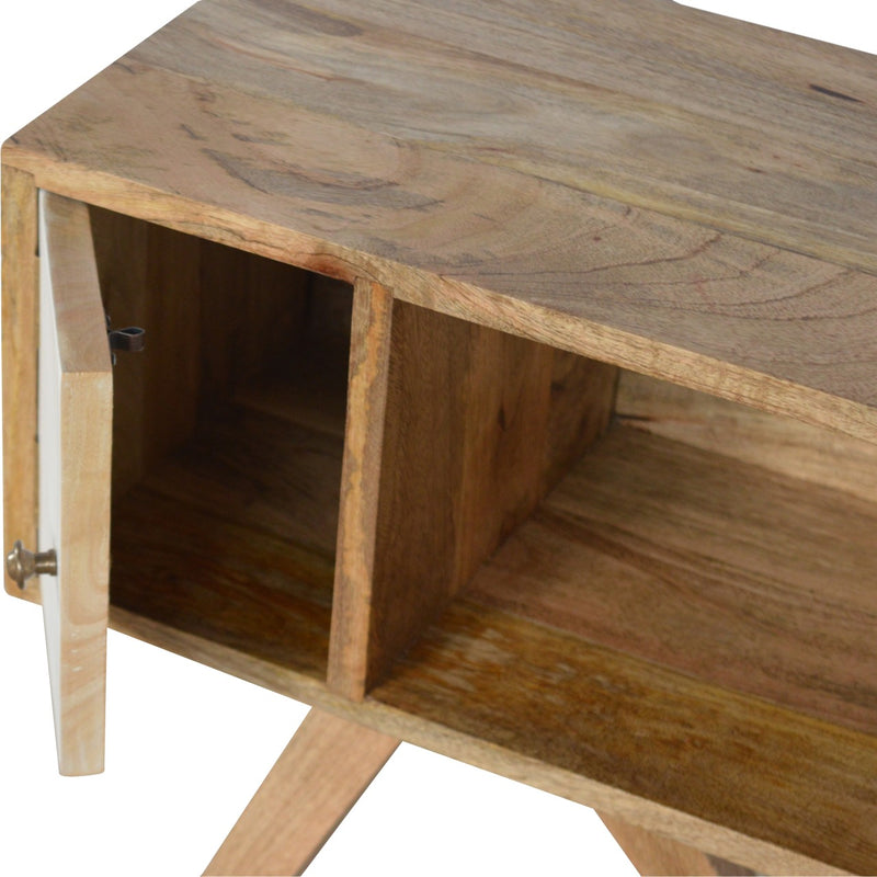 Solid Wood Tripod Nightstand