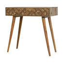 Diamond Carved Console Table