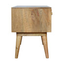 Oak-ish Diamond Bench