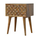 Diamond Carve 2 Drawer Nightstand