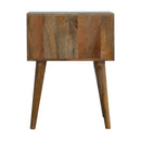 Diamond Carve 2 Drawer Nightstand