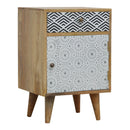 Mixed Pattern Nightstand