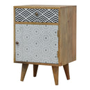 Mixed Pattern Nightstand