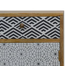 Mixed Pattern Nightstand