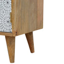 Mixed Pattern Nightstand