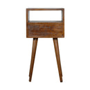 Mini Geo Brass Nightstand
