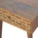 Gold Art Pattern Nightstand