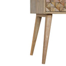 Diamond Carved Nightstand
