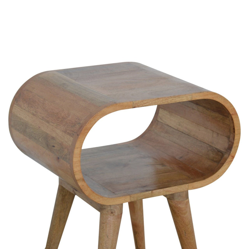 Circular Open Nightstand