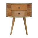 Rounded nightstand Table