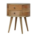 Rounded nightstand Table