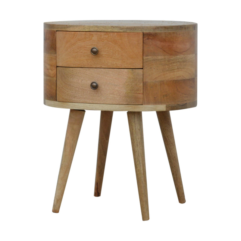 Rounded nightstand Table