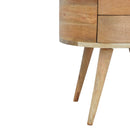 Rounded nightstand Table