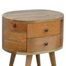 Rounded nightstand Table