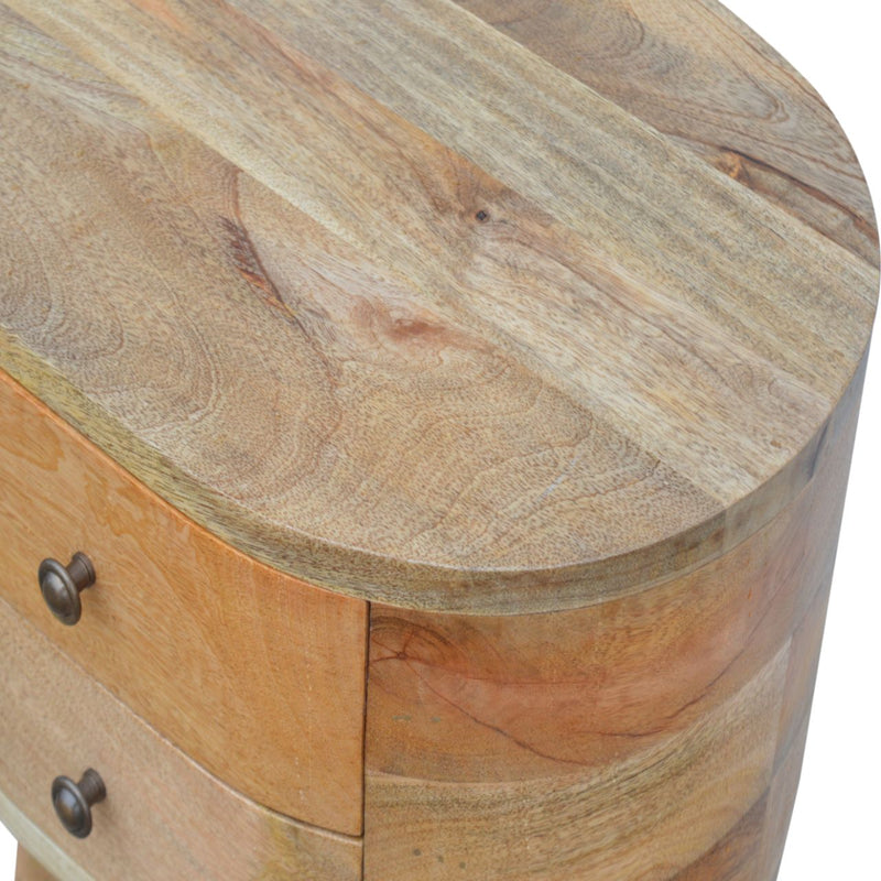 Rounded nightstand Table