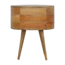 Rounded nightstand Table