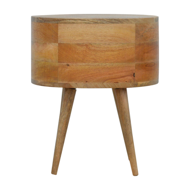 Rounded nightstand Table