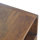 Chestnut Curved Edge nightstand Artisan