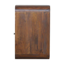 Chestnut Curved Edge nightstand Artisan