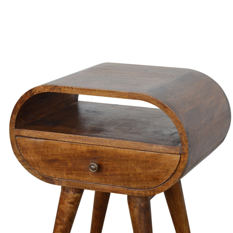 Chestnut 1 Drawer Nightstand Artisan