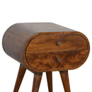 Chestnut Circular nightstand Artisan
