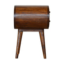 Chestnut Circular nightstand Artisan