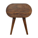 Chestnut Circular nightstand Artisan